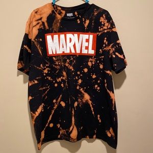 Bleached Marvel Graphic Tee